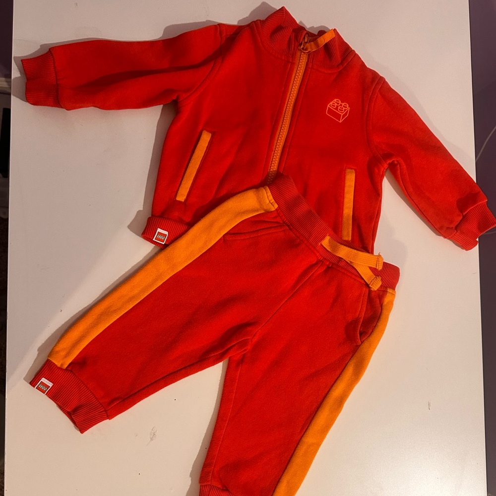 Lego Red and‎ Orange Kids Sweatpants & Joggers Set